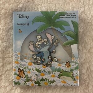 Loungefly Disney Stitch Floral Enamel Pin